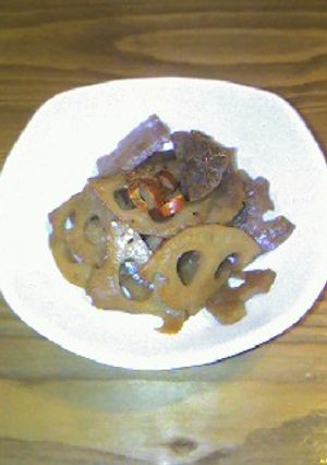 にんにく醤油で♪蓮根のスパイシーきんぴら-レシピのメイン写真