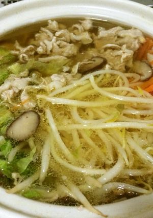 千切り野菜の鍋-レシピのメイン写真