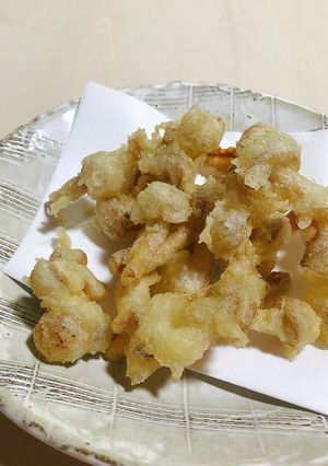 株取なめこの天ぷら-レシピのメイン写真