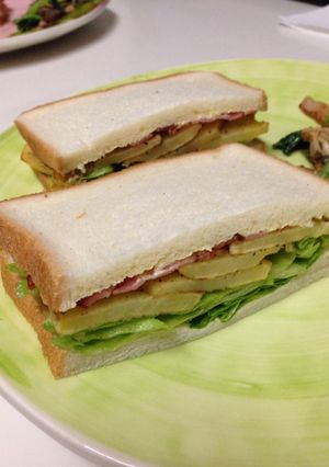 カリカリじゃがいものサンドイッチ-レシピのメイン写真