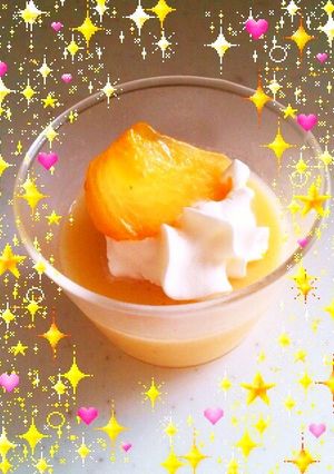 ✾✾秋の味覚デザート 柿プリン✾✾-レシピのメイン写真
