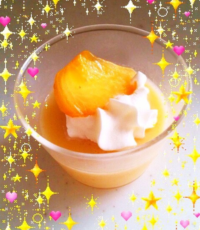 ✾✾秋の味覚デザート 柿プリン✾✾-レシピのメイン写真