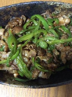 男料理①旦那ちんの青椒肉絲☆-レシピのメイン写真