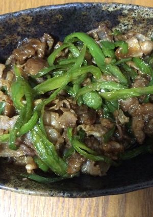 男料理①旦那ちんの青椒肉絲☆-レシピのメイン写真