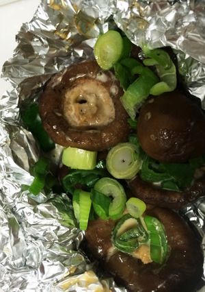 簡単お弁当に！椎茸のホイル焼き-レシピのメイン写真