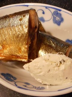 ガーリッククリームチーズ添えサンマの佃煮-レシピのメイン写真