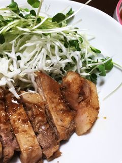厚切り豚ロース肉のスタミナ生姜焼き-レシピのメイン写真