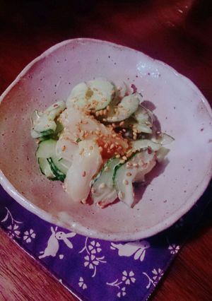 副菜　笹かまぼこときゅうりのマヨ醤油あえ-レシピのメイン写真