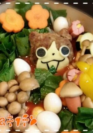デコ鍋☆ジバニャン鍋-レシピのメイン写真