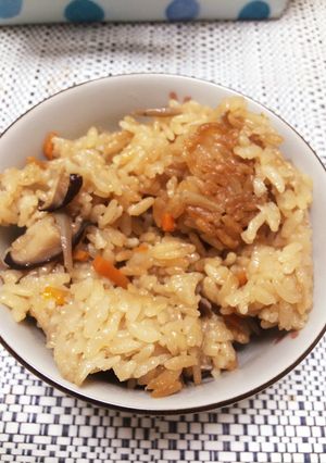 簡単！干し椎茸の炊き込みごはん-レシピのメイン写真