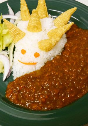 とんがりコーンのはりねずみカレー-レシピのメイン写真