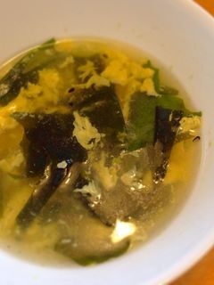 卵とわかめの中華風スープ-レシピのメイン写真