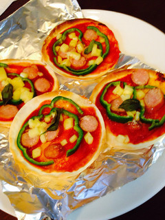 10分で作る餃子の皮ピザ-レシピのメイン写真