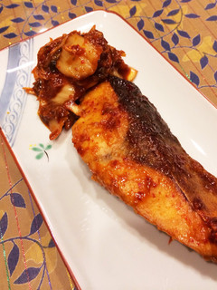 ブリの中華風キムチ照り焼き-レシピのメイン写真