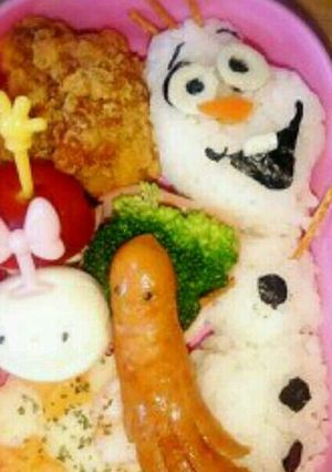 オラフ 一年生はじめての遠足弁当-レシピのメイン写真