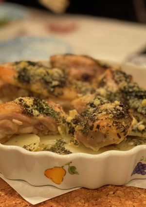 簡単♪鶏肉とじゃがいものオーブン焼き-レシピのメイン写真