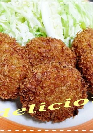 ﾊﾞｯﾀｰ液でしっかり味ｺﾛｯｹ♡-レシピのメイン写真