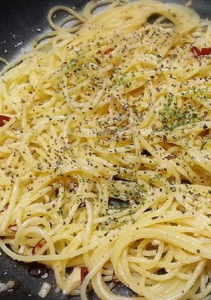 どシンプル♡桃屋のペペロンチーノ-レシピのメイン写真