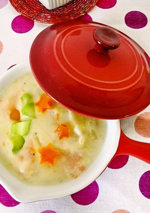 あったか♪野菜の豆乳スープ♪-レシピのメイン写真