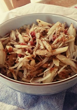 じゃがいもの梅肉炒め-レシピのメイン写真