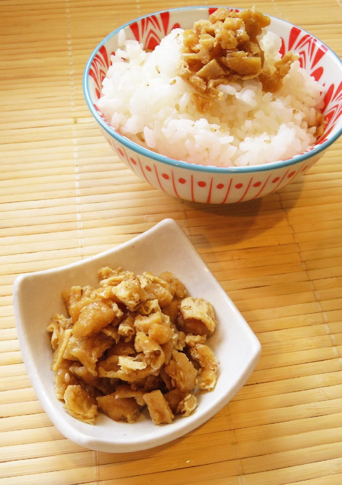 ☺万能ご飯のお供☆簡単♪油揚げの佃煮☺-レシピのメイン写真