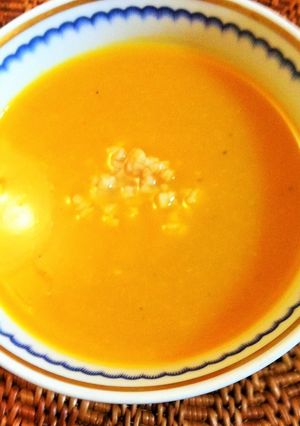 カボチャとブルグリ小麦のポタージュスープ-レシピのメイン写真