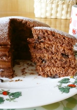 チョコレートホットケーキ-レシピのメイン写真