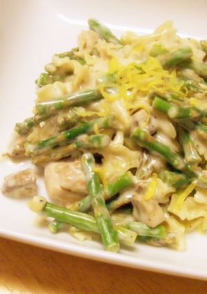 クリーミーなチキンアスパラ-レシピのメイン写真