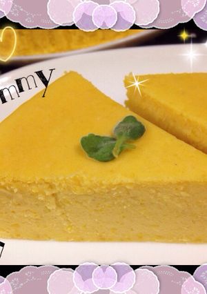 簡単FPスイポテ芋チーズケーキハロウィン-レシピのメイン写真