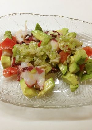 ネギ塩で美味しいタコアボトマト-レシピのメイン写真