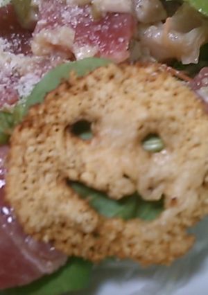 粉チーズの薄焼き-レシピのメイン写真