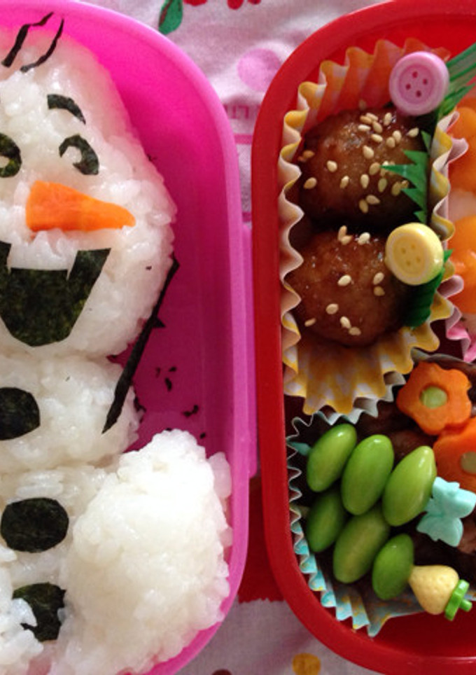 簡単☆オラフ キャラ弁-レシピのメイン写真