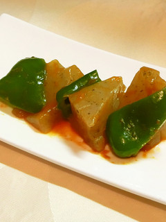 カレー味のこんにゃくとピーマン-レシピのメイン写真