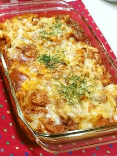キャベツと餃子の皮でラザニア-レシピのメイン写真