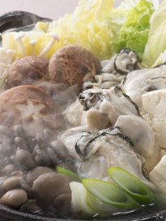 ふく囲鍋レシピ「きのこ牡蠣味噌鍋」-レシピのメイン写真