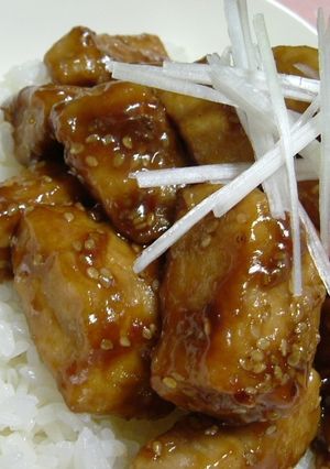 カジキの甘辛丼っ♪-レシピのメイン写真