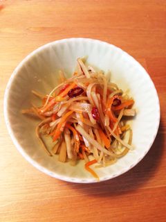 材料少なめ★きんぴらごぼう-レシピのメイン写真