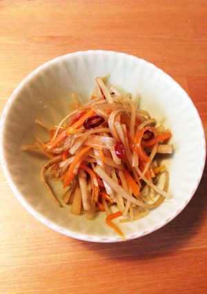 材料少なめ★きんぴらごぼう-レシピのメイン写真