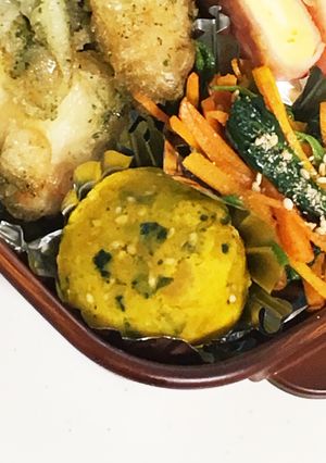 【お弁当】冷凍カボチャボール-レシピのメイン写真