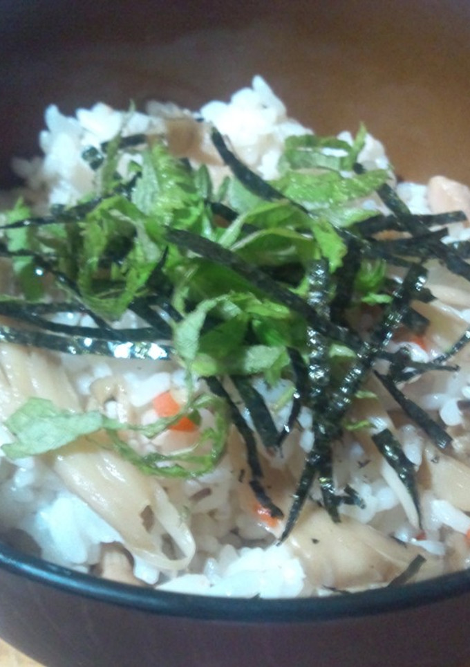 我が家の定番秋の混ぜご飯-レシピのメイン写真