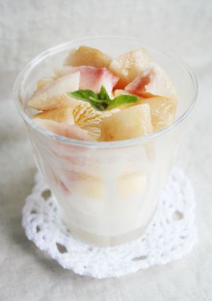 Peach Sundae-レシピのメイン写真