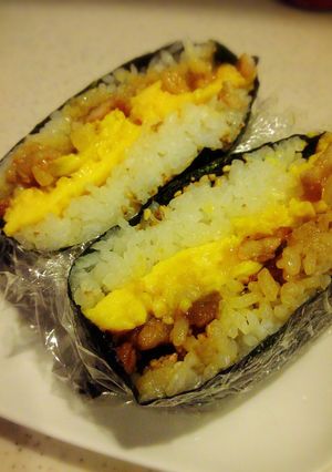 ☆簡単☆肉食のためのおにぎらず-レシピのメイン写真