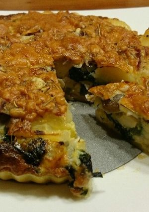 ローズマリー風味のじゃが豚キッシュ-レシピのメイン写真