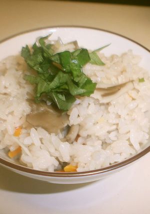帆立と舞茸の炊き込みご飯-レシピのメイン写真