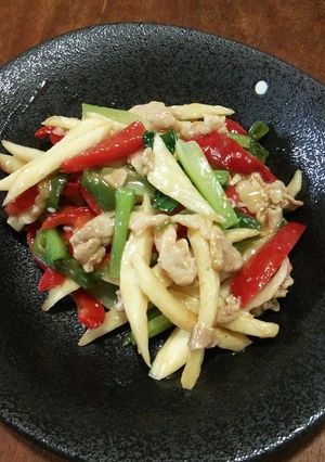 マコモダケの青椒肉絲-レシピのメイン写真