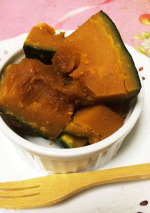 オリゴ糖で血糖値を制御!かぼちゃの煮付け-レシピのメイン写真