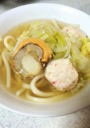 簡単！海鮮うどん☆あったか！ヘルシー！-レシピのメイン写真