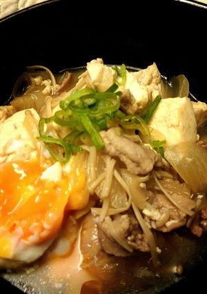 温玉のせ肉豆腐-レシピのメイン写真