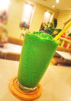 冷凍保存!お店のグリーンスムージー*-レシピのメイン写真