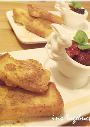 プレンチトーストのカフェ風アレンジ-レシピのメイン写真